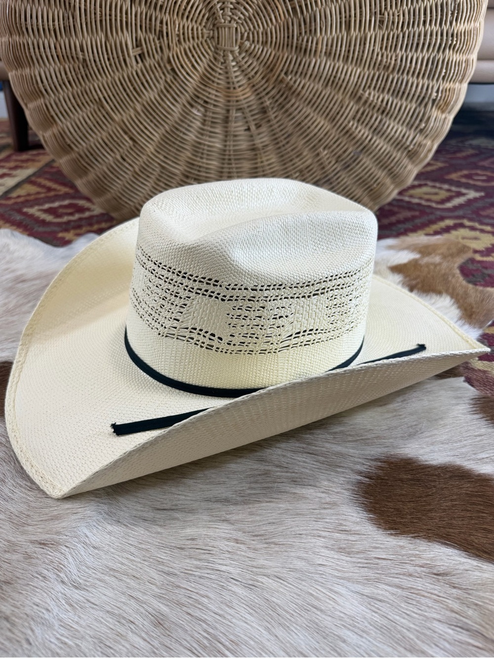 Resistol CoJo Vaquero Straw Cowboy Hat